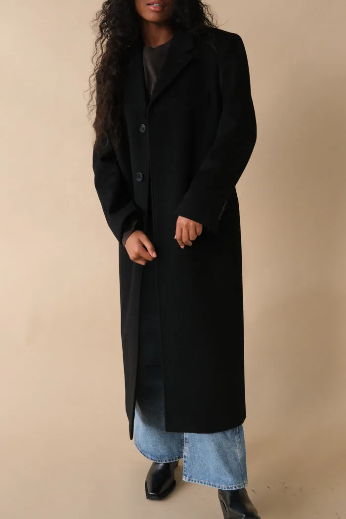 2-WAY 3 BUTTON CASHMERE COAT