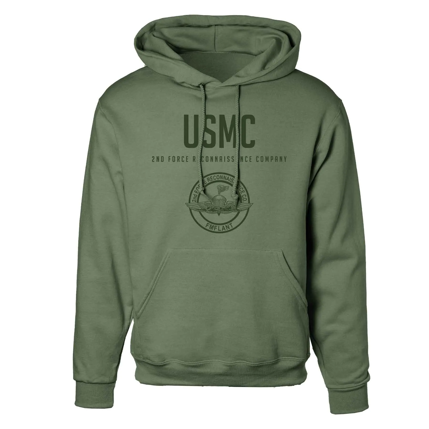 2nd Force Reconnaissance Co Tonal Hoodie