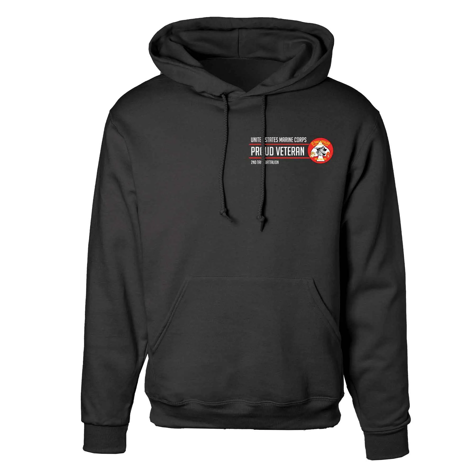 2nd Tank Battalion Proud Veteran Hoodie