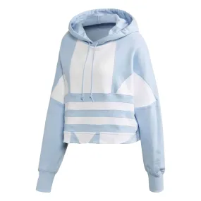 adidas Cropped Large Logo Hoodie