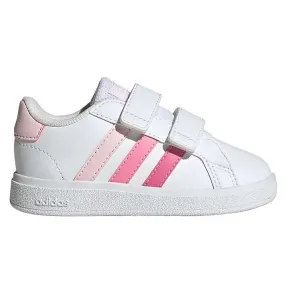 adidas Grand Court 2.0 CF Infants Shoes – White/Pink