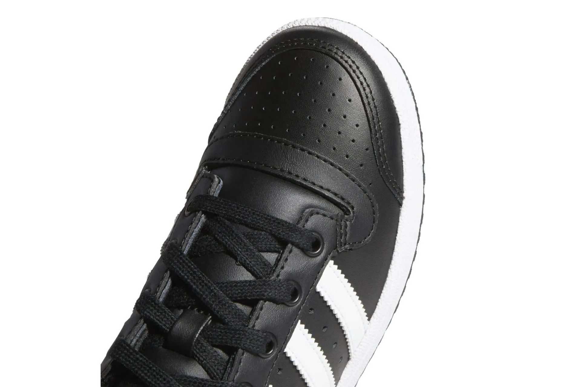 Adidas Kids Top Ten Hi Shoes (Black / White)