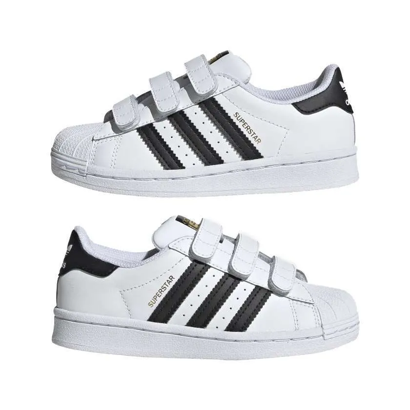 adidas Originals Kid’s Youth Superstar Shoes – White/Black