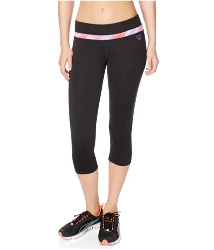 Aeropostale Womens Striped Crop Yoga Pants