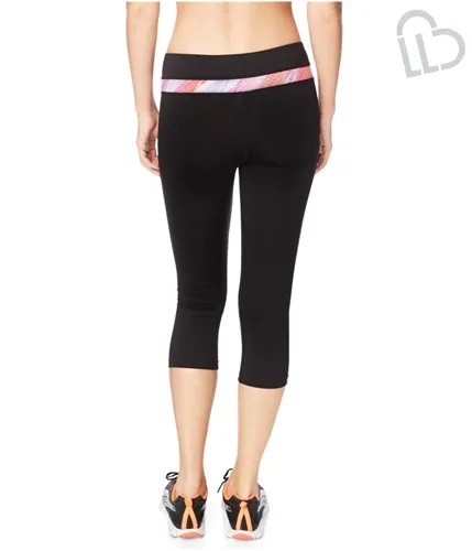 Aeropostale Womens Striped Crop Yoga Pants