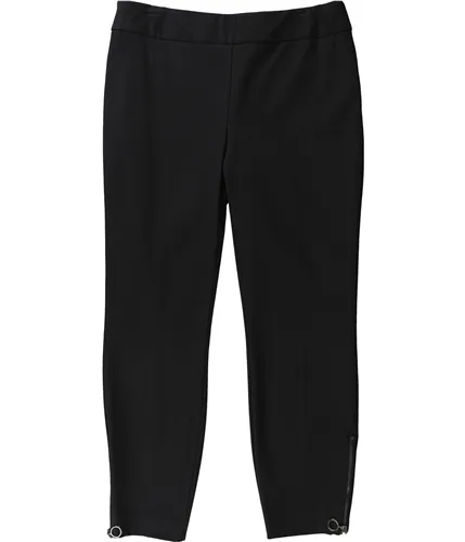 Alfani Womens Ankle-Zip Casual Cropped Pants