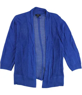 Alfani Womens Mixed Media Cardigan Sweater