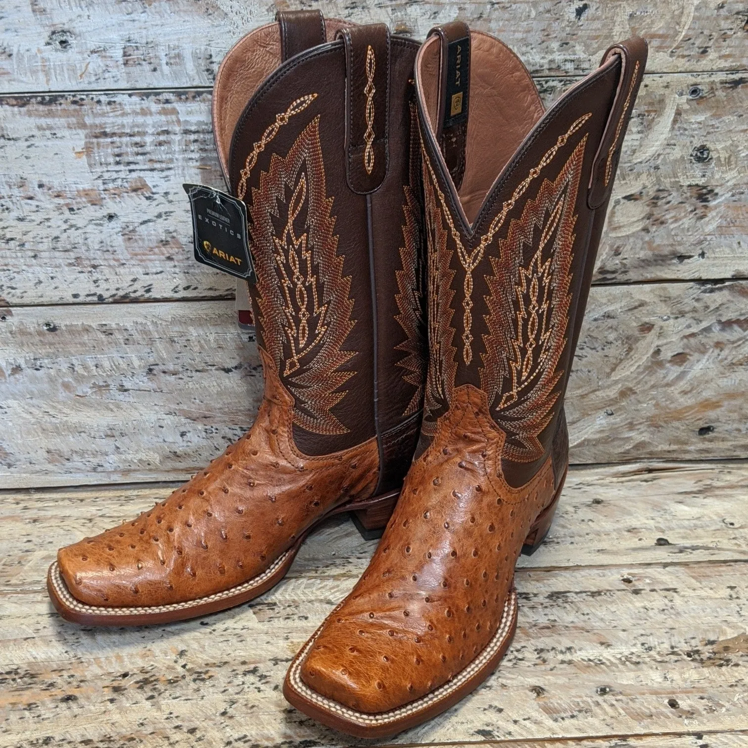 Ariat Superstakes FQ Ostrich (Size 8D & 11.5D)