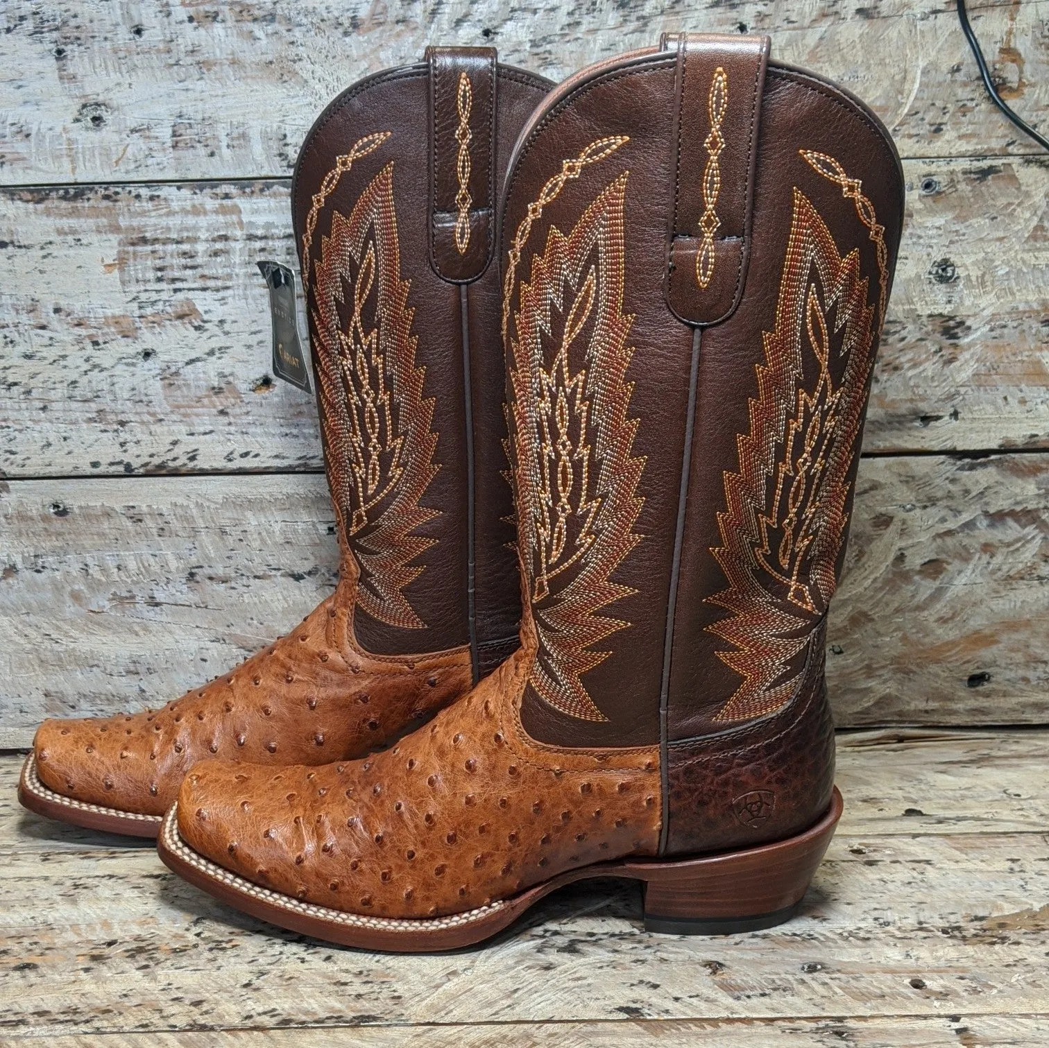 Ariat Superstakes FQ Ostrich (Size 8D & 11.5D)