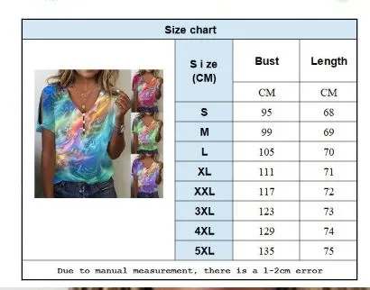 Ashore Shop Women's 2023 Summer New Tie Dyed Short Sleeve Pullover Sexy V-Neck Top Fashion Off Shoulder Plus Size Casual T-Shirt