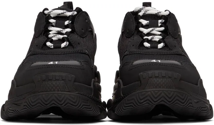 Balenciaga Black & White Triple S Sneaker