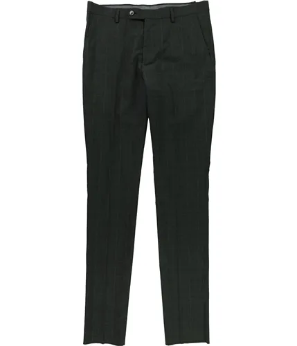 Ben Sherman Mens Windowpane Dress Pants Slacks