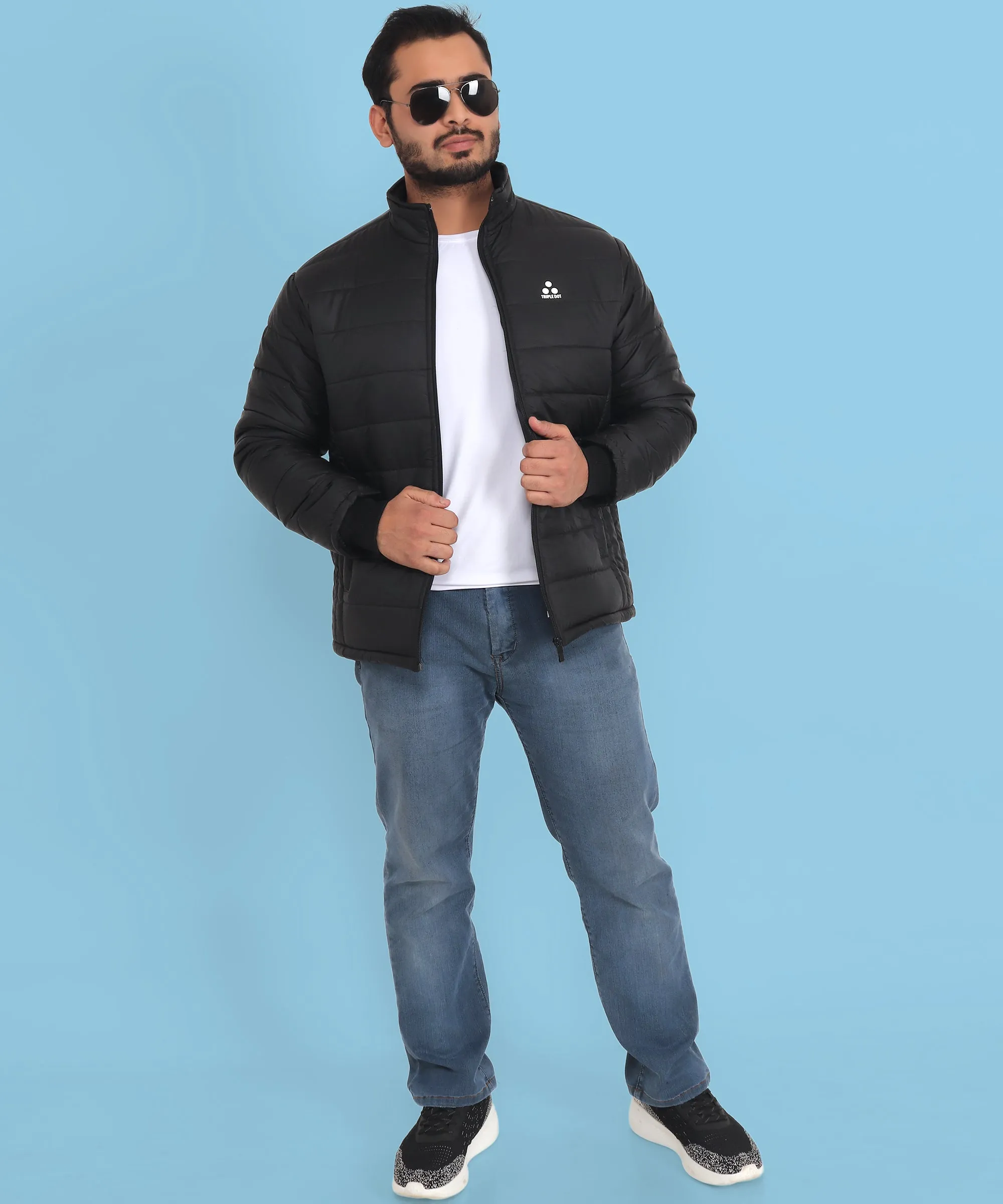 Black Winter Bomber Jacket