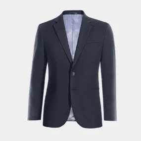  Blazer azul marino esencial