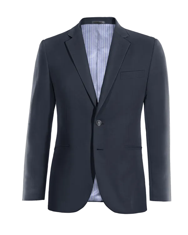  Blazer azul marino esencial