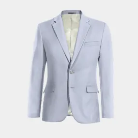  Blazer azul pastel esencial