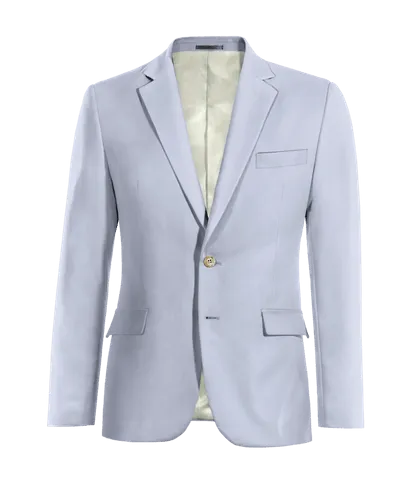  Blazer azul pastel esencial