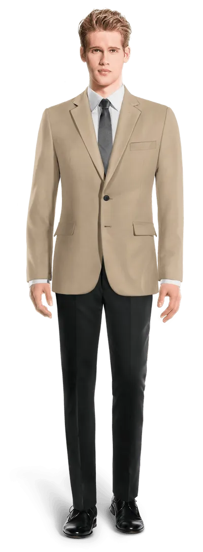  Blazer beige slim fit