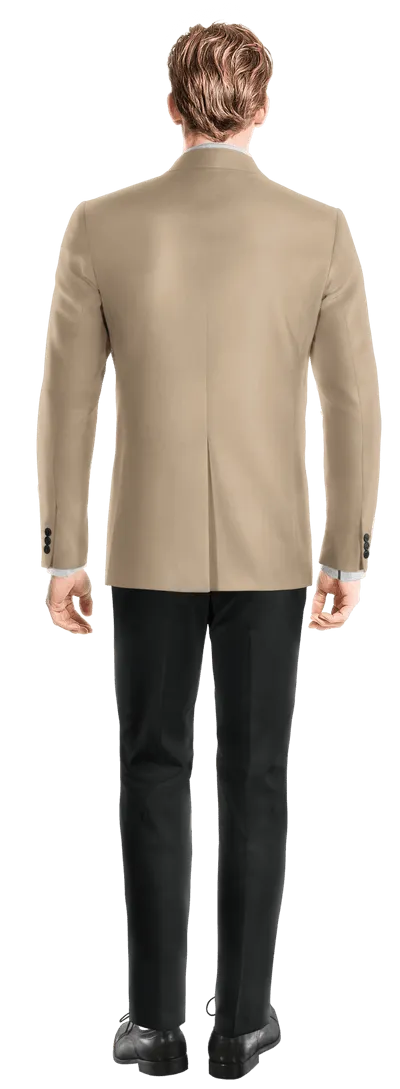  Blazer beige slim fit