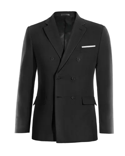  Blazer cruzada negro Ónix esencial con pañuelo