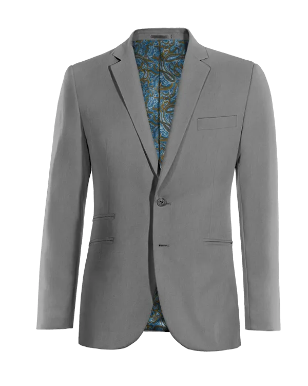  Blazer gris de entretiempo