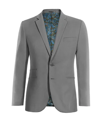  Blazer gris de entretiempo