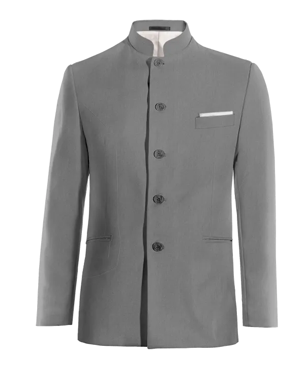  Blazer mao gris esencial y con pañuelo