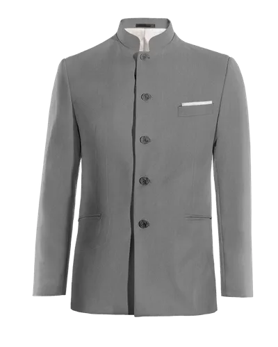  Blazer mao gris esencial y con pañuelo