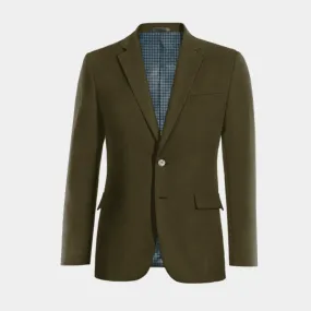  Blazer verde de terciopelo esencial