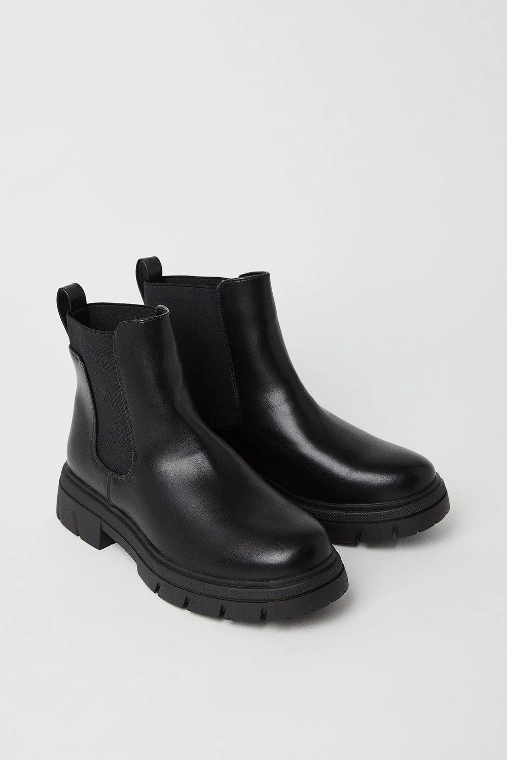 Boots | Faith: Anais Elastic Gusset Chunky Chelsea Boots | Faith