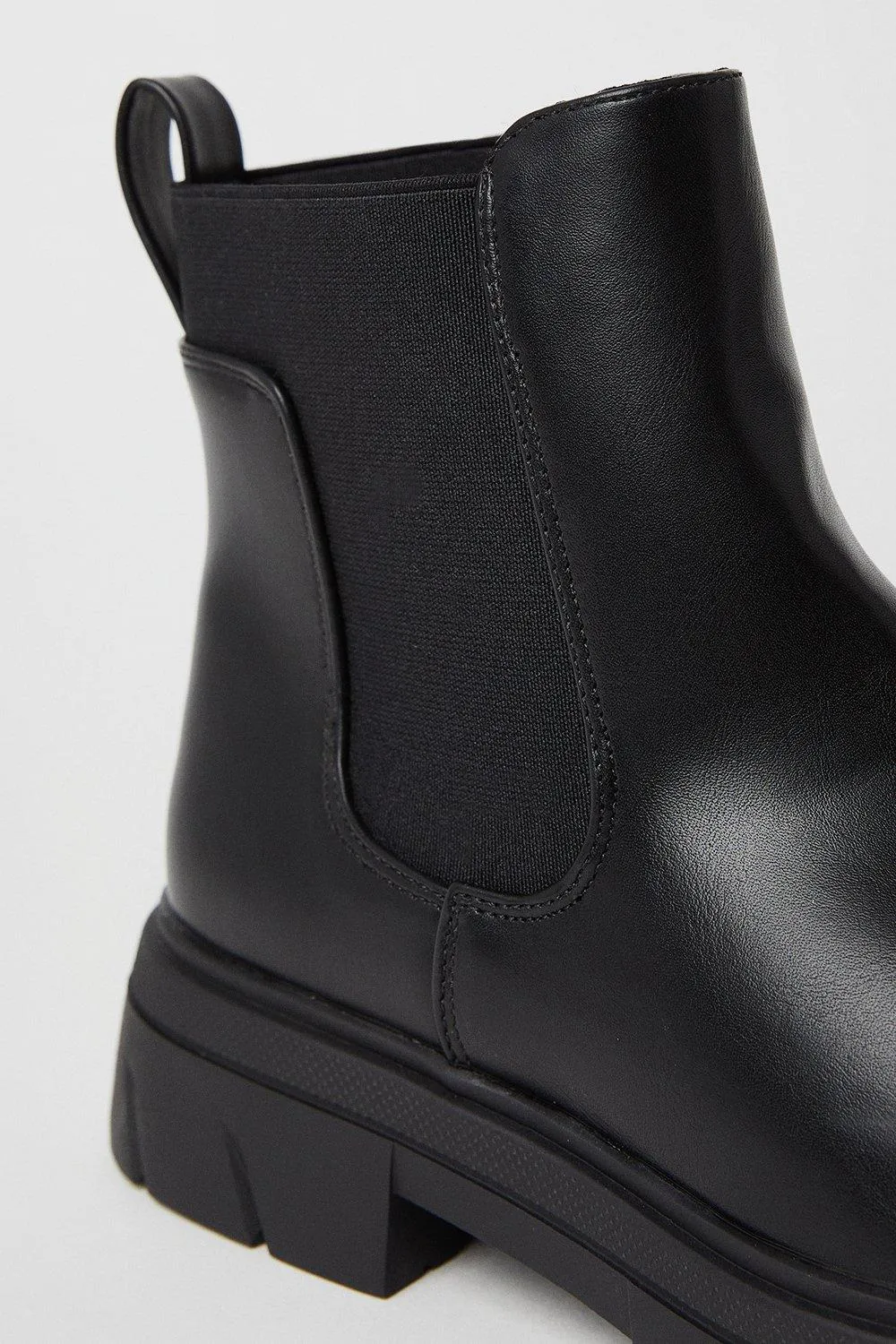 Boots | Faith: Anais Elastic Gusset Chunky Chelsea Boots | Faith