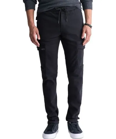 Buffalo David Bitton Men's Slim-Fit Tapered Cargo Pants