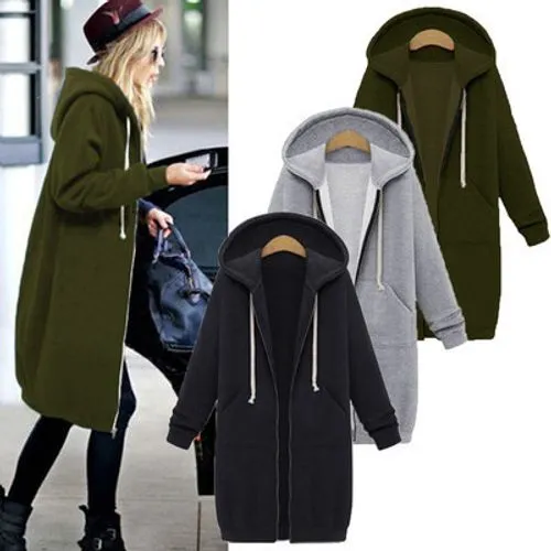 Casual Simple Style Solid Color Patchwork Zipper Hoodie Coat