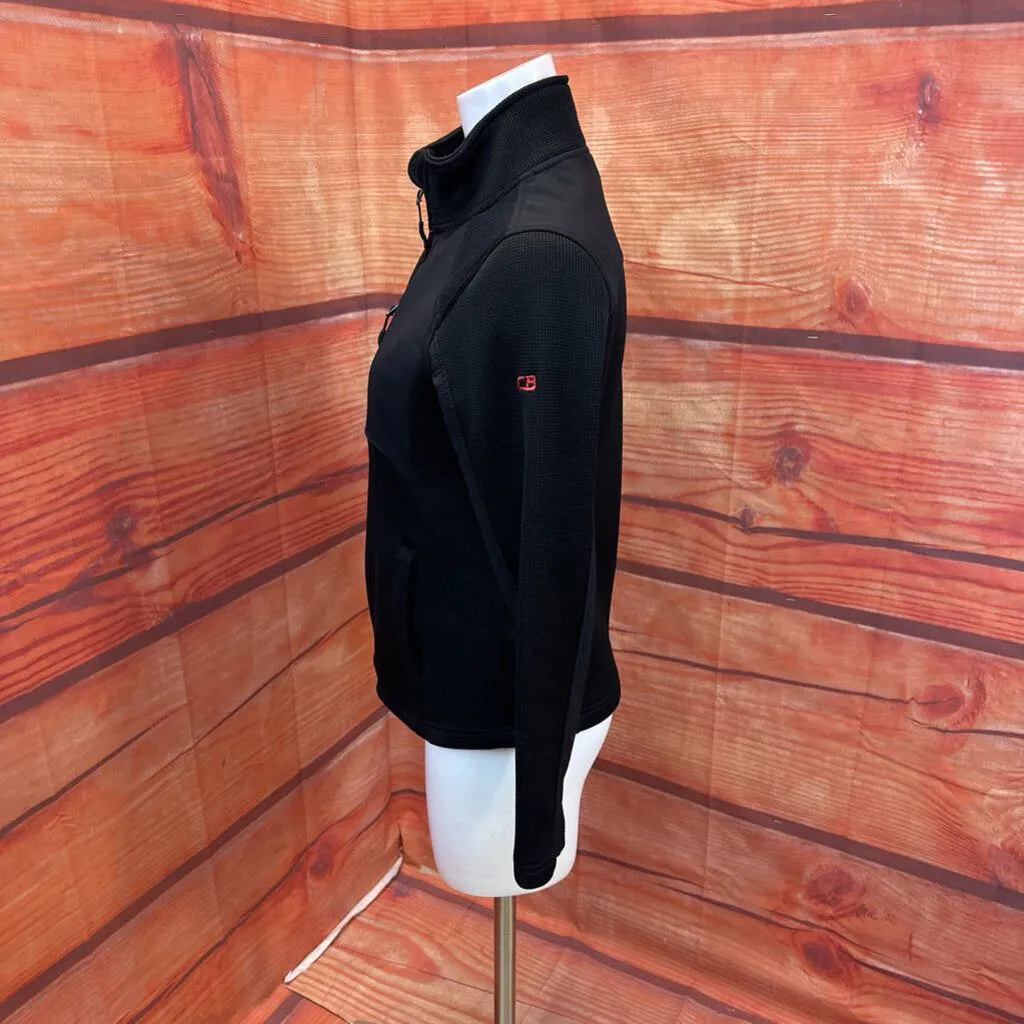 CB BLACK FLEECE LINED ZIP JACKET SZ S TCC