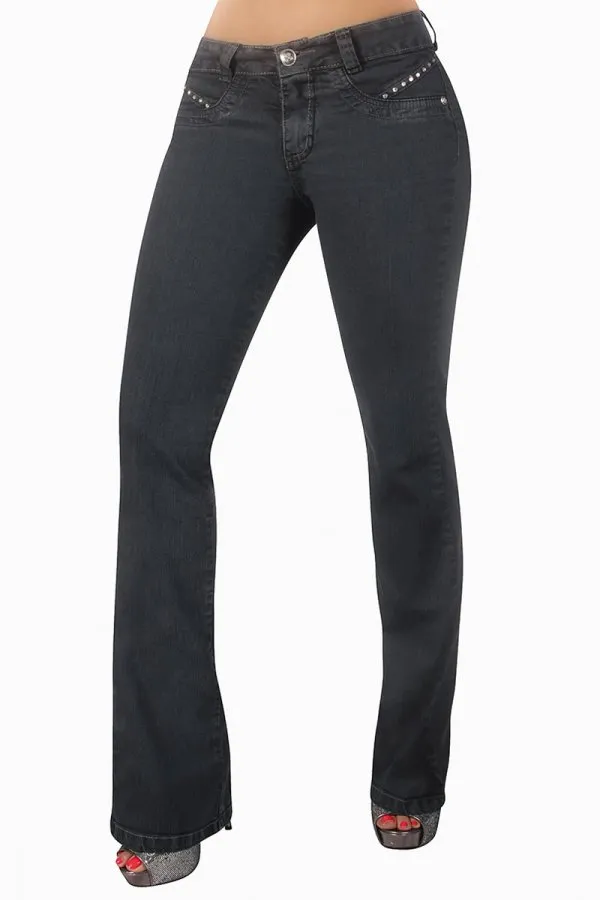 Classic Shapewear High Rise Bootcut Jeans