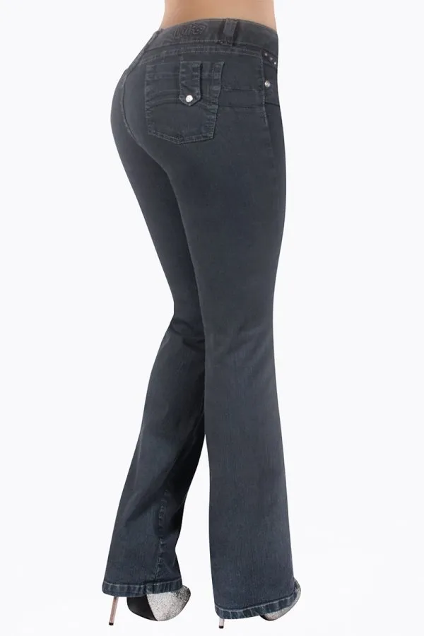 Classic Shapewear High Rise Bootcut Jeans