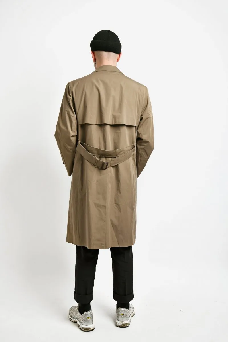 Classic vintage mac coat mens brown