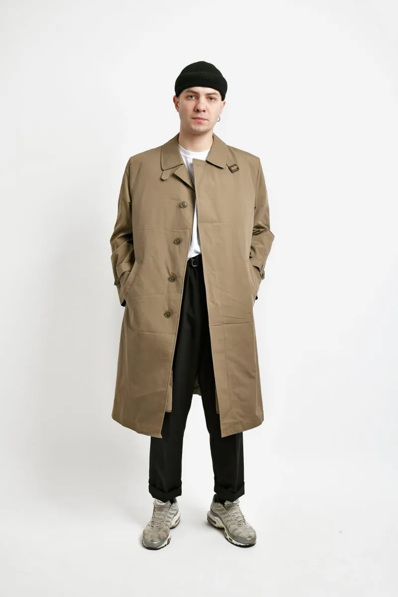 Classic vintage mac coat mens brown