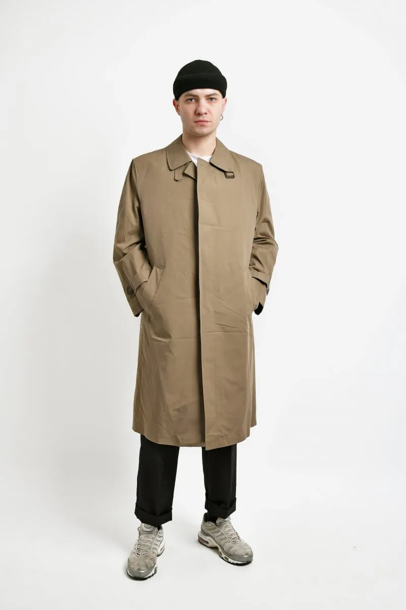 Classic vintage mac coat mens brown