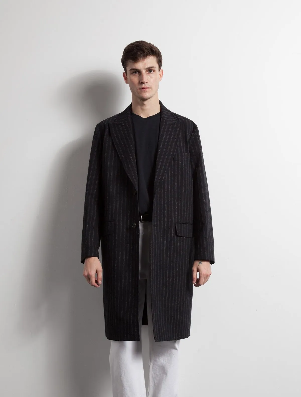 Coat - Chalk Stripe