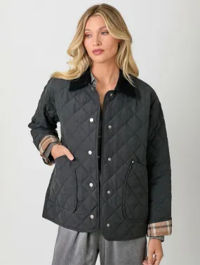 Contrast Quilted Jacket