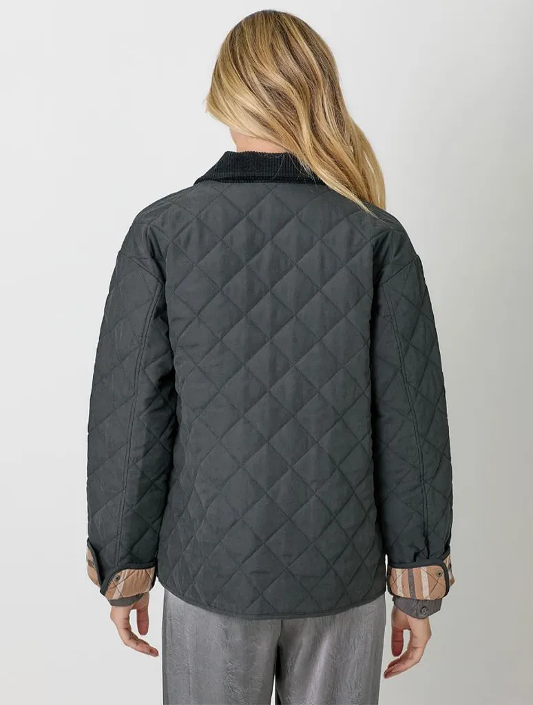 Contrast Quilted Jacket