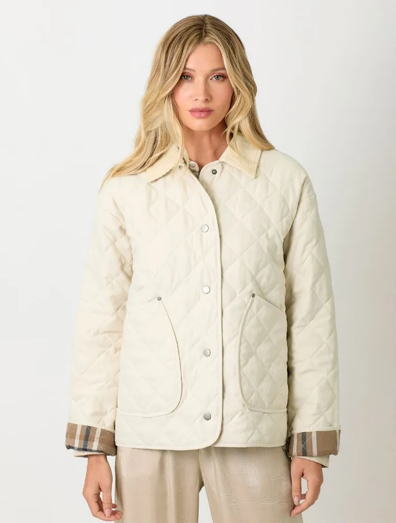 Contrast Quilted Jacket