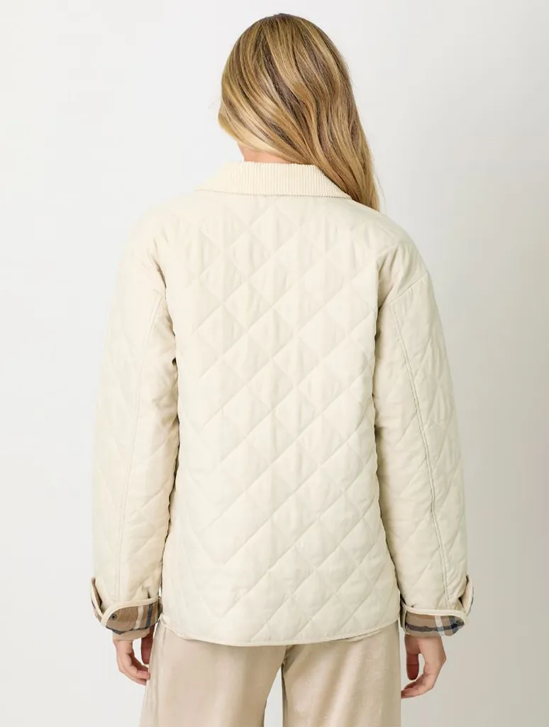 Contrast Quilted Jacket