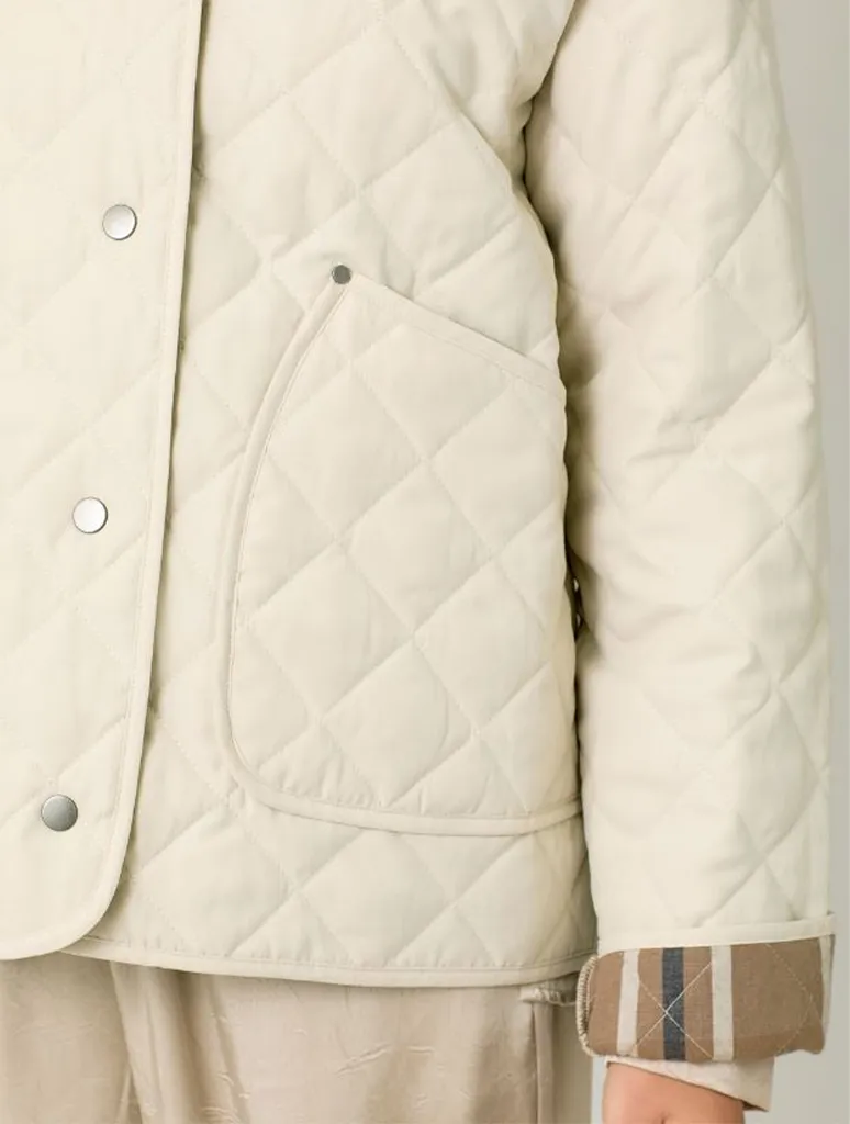 Contrast Quilted Jacket