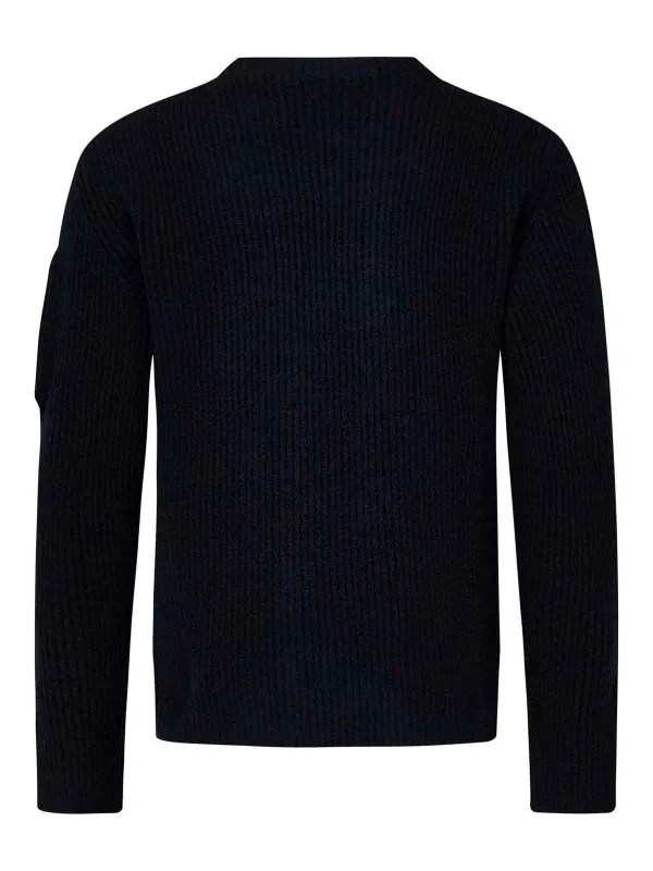 C.P. Company Black Lambswool Sweater