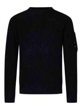 C.P. Company Black Lambswool Sweater