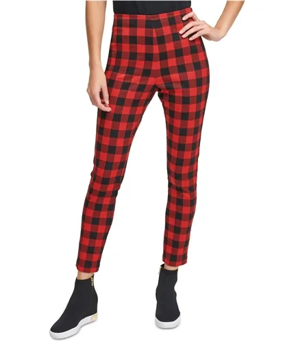 Dkny Womens Plaid Casual Leggings