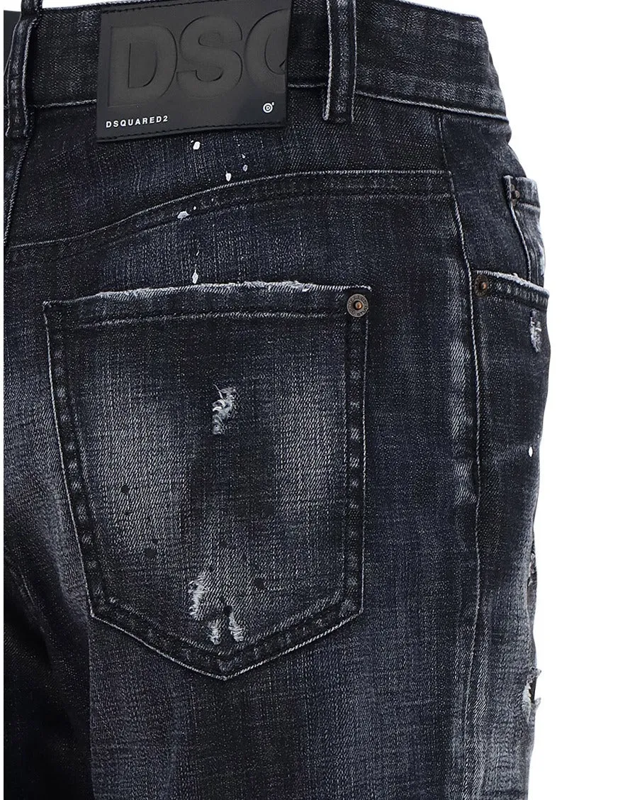 Dsquared2 Roadie Straight-Leg Faded Effect Jeans