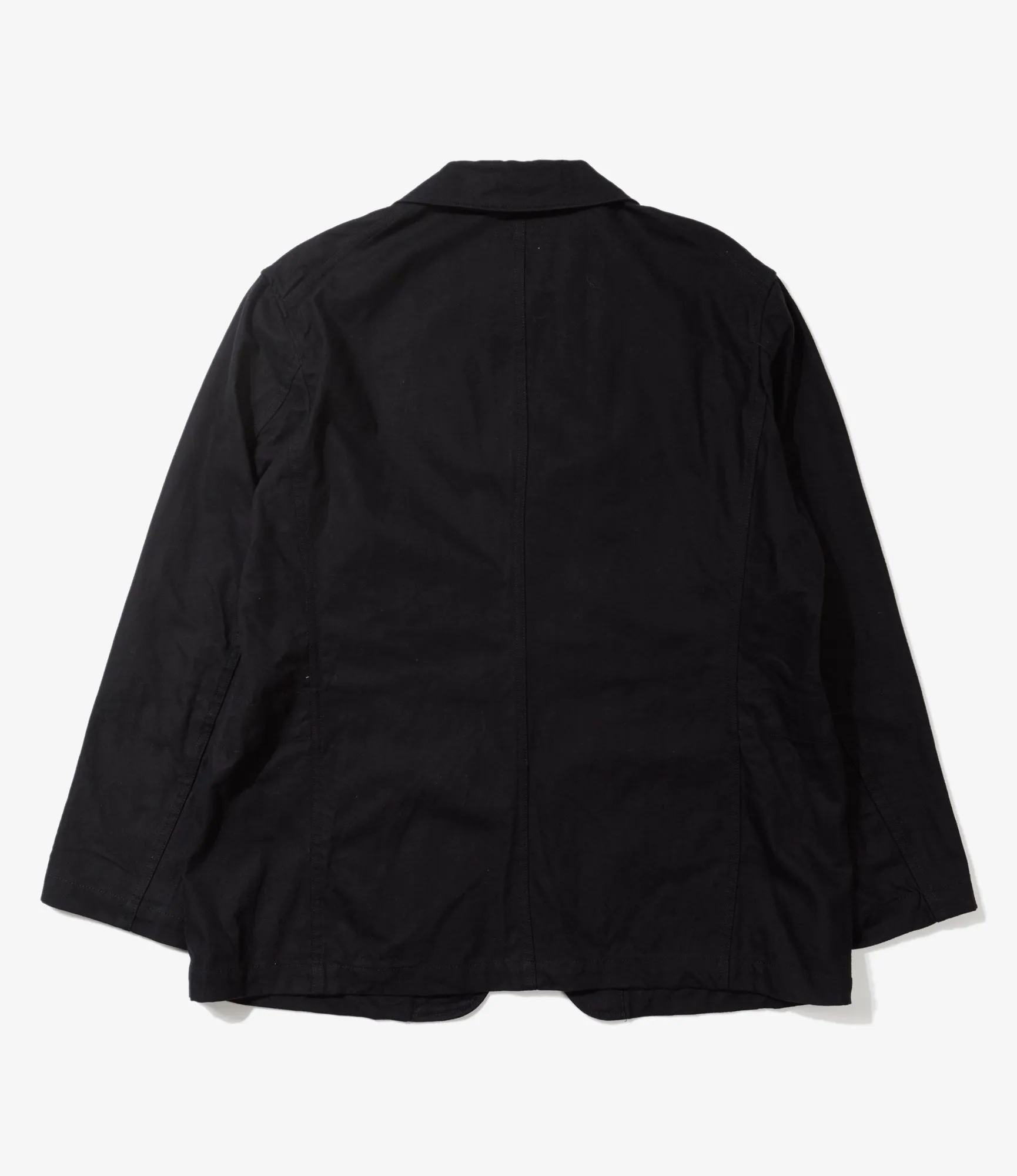 Engineered Garments Bedford Jacket - Black Cotton Brushed HB